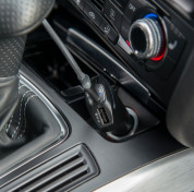 4smarts Ultimate In-Car Quick Charge 3.0 Car Charger 6A - зарядно за кола с технология за бързо зареждане (6 Ампера) с 2 USB изхода и USB-C изход (черен) 3