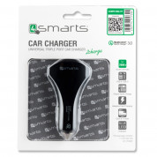 4smarts Ultimate In-Car Quick Charge 3.0 Car Charger 6A with USB Type-A & Type-C (black) 5
