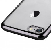 Devia Glimmer Case - поликарбонатов кейс за iPhone 8, iPhone 7 (прозрачен-черен) 2