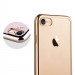 Devia Glimmer Case - поликарбонатов кейс за iPhone 8, iPhone 7 (прозрачен-златист) 5