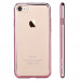 Devia Glimmer Case - поликарбонатов кейс за iPhone 8, iPhone 7 (прозрачен-розово злато) 1