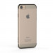 Devia Glimmer2 Case - поликарбонатов кейс за iPhone SE (2022), iPhone SE (2020), iPhone 8, iPhone 7 (прозрачен-златист) 2