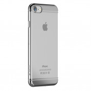 Devia Glimmer2 Case - поликарбонатов кейс за iPhone SE (2022), iPhone SE (2020), iPhone 8, iPhone 7 (прозрачен-сребрист)