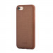 Devia Jelly Slim Leather Case - кожен кейс за iPhone 8, iPhone 7 (кафяв) 1