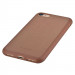 Devia Jelly Slim Leather Case - кожен кейс за iPhone 8, iPhone 7 (кафяв) 4