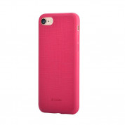 Devia Jelly Slim Leather Case - кожен кейс за iPhone 8, iPhone 7 (червен) 1