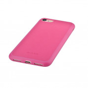 Devia Jelly Slim Leather Case - кожен кейс за iPhone 8, iPhone 7 (розов) 3