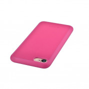 Devia Jelly Slim Leather Case - кожен кейс за iPhone 8, iPhone 7 (розов) 2