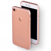 Devia Naked Case - тънък силиконов (TPU) калъф (0.5 mm) за iPhone 8 Plus, iPhone 7 Plus (розово злато) 1