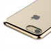 Devia Glitter Soft Case - силиконов (TPU) калъф за iPhone 8 Plus, iPhone 7 Plus (прозрачен-златист) 5