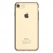Devia Glitter Soft Case - силиконов (TPU) калъф за iPhone 8 Plus, iPhone 7 Plus (прозрачен-златист) 3