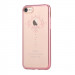 Devia Crystal Iris Case - силиконов (TPU) калъф за iPhone 8 Plus, iPhone 7 Plus (с кристали Сваровски) (розово злато) 1