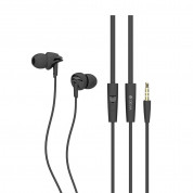 Devia Ripple D1 - слушалки с микрофон и управление на звука за мобилни устройства (черен)