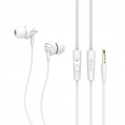 Devia Ripple D1 - слушалки с микрофон и управление на звука за мобилни устройства (бял)