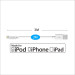 TeckNet P301 Apple MFi Certified Lightning to USB Cable 3m. - изключително здрав и качествен Lightning кабел за iPhone, iPad, iPod с Lightning (3 метра) (бял) 6