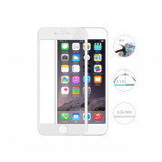 Comma Barde Full Screen Tempered Glass for iPhone 8, iPhone 7 (white)