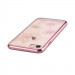 Comma Crystal Flora 360 Case - поликарбонатов кейс за iPhone 8, iPhone 7 (с кристали Сваровски) (розово злато) 4