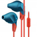 JBL Grip 200 - спортни слушалки с микрофон за iPhone, iPod, iPad и мобилни устройства (син) 1
