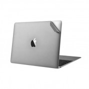 Devia Macsuit Full Protection - комплект защитни покрития за екрана, пада и корпуса на MacBook 12 (тъмносив)