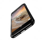 Verus Crystal Bumper Case - хибриден удароустойчив кейс за iPhone 8 Plus, iPhone 7 Plus (черен-прозрачен) 4
