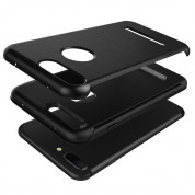 Verus Duo Guard Case - висок клас хибриден удароустойчив кейс за iPhone 8 Plus, iPhone 7 Plus (черен) 5