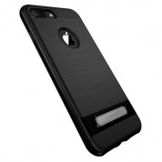 Verus High Pro Shield Case - висок клас хибриден удароустойчив кейс за iPhone 8 Plus, iPhone 7 Plus (черен) 2