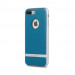 Moshi Napa Case - кожен кейс за iPhone 8 Plus, iPhone 7 Plus (син) 3