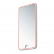 4smarts Second Glass Curved Rim 2.5D - калено стъклено защитно покритие с извити ръбове за целия дисплея на iPhone 8 Plus, iPhone 7 Plus (прозрачен-розово злато) 1