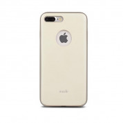 Moshi iGlaze Case - тънък удароустойчив хибриден кейс за iPhone 8 Plus, iPhone 7 Plus (жълт)