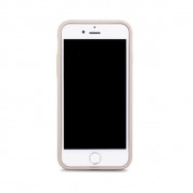 Moshi iGlaze Case - тънък удароустойчив хибриден кейс за iPhone SE (2022), iPhone SE (2020), iPhone 8, iPhone 7 (бледа роза) 2