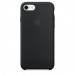Apple Silicone Case - оригинален силиконов кейс за iPhone SE (2022), iPhone SE (2020), iPhone 8, iPhone 7 (черен) 1