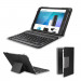 TeckNet X370 Bluetooth Folio Universal Case - кейс, поставка и блутут клавиатура за устройства до 8 инча (черен) 1