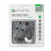 4smarts RapidCord FlipPlug USB-C Data Cable 2m (grey) 1