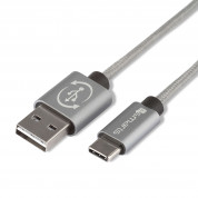4smarts RapidCord FlipPlug USB-C Data Cable 2m (grey)