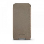 Beyzacases New Zero - handmade, genuine leather case for iPhone XS Max, iPhone 8 Plus, iPhone 7 Plus, iPhone 6 Plus, iPhone 6S Plus (bela cream)