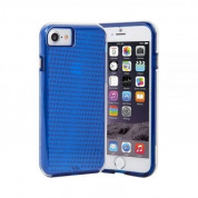 CaseMate Naked Tough Translucent Case - кейс с висока защита за iPhone SE (2020), iPhone 8, iPhone 7, iPhone 6S, iPhone 6 (син)