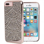 CaseMate Brilliance Case - кейс с висока защита и кристали за iPhone 8 Plus, iPhone 7 Plus, iPhone 6S Plus, iPhone 6 Plus (златист) 5