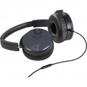 AKG Y50 On-Ear - слушалки с микрофон и управление на звука за iPhone, iPad и iPod и мобилни устройства (черен) 1