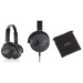AKG Y50 On-Ear - слушалки с микрофон и управление на звука за iPhone, iPad и iPod и мобилни устройства (черен) 3