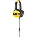 AKG Y50 On-Ear - слушалки с микрофон и управление на звука за iPhone, iPad и iPod и мобилни устройства (жълт) 2