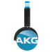 AKG Y50 On-Ear - слушалки с микрофон и управление на звука за iPhone, iPad и iPod и мобилни устройства (светлосин) 1