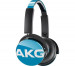 AKG Y50 On-Ear - слушалки с микрофон и управление на звука за iPhone, iPad и iPod и мобилни устройства (светлосин) 2