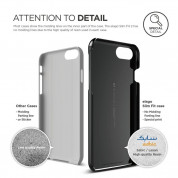 Elago S7 Slim Fit 2 Case + HD Clear Film - поликарбонатов кейс и HD покритие за iPhone 8, iPhone 7 (черен-гланц) 1