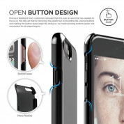 Elago S7 Slim Fit 2 Case + HD Clear Film - поликарбонатов кейс и HD покритие за iPhone 8 Plus, iPhone 7 Plus (черен-лъскав) 3