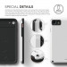 Elago Armor Case - хибриден кейс (поликарбонат + TPU) и HD покритие за iPhone SE (2022), iPhone SE (2020), iPhone 8, iPhone 7 (бял) 6