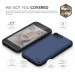 Elago Armor Case - хибриден кейс (поликарбонат + TPU) и HD покритие за iPhone SE (2022), iPhone SE (2020), iPhone 8, iPhone 7 (тъмносин) 3