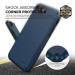 Elago Armor Case - хибриден кейс (поликарбонат + TPU) и HD покритие за iPhone SE (2022), iPhone SE (2020), iPhone 8, iPhone 7 (тъмносин) 5