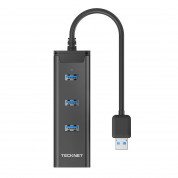 TeckNet HU043 USB 3.0 HUB Ethernet Network Adapter - USB адаптер с USB хъб и Ethernet порт 1