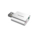 TeckNet UA110 Aluminum USB External Stereo Sound Adapter - аудио адаптер за компютри (сребрист) 3