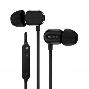 AKG N20U - слушалки с микрофон и управление на звука за iPhone, iPad и iPod и мобилни устройства (черен)